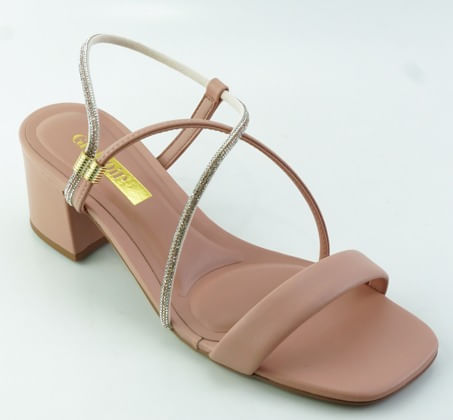 SANDALIA SALTO BLOCO FEMININO GIO VOIR 168217710/24