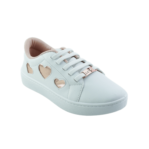 TENIS CASUAL FEMININO CORACAO PIN PIN 018013BB