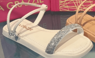 SANDALIA FLATFORM FEMININO LA GRAZZIE KC2207