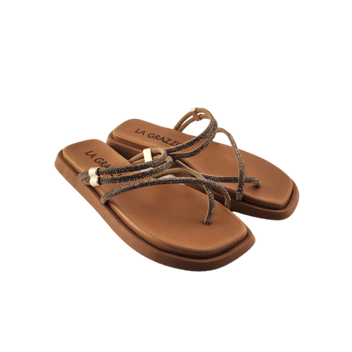 TAMANCO FLATFORM FEMININO LA GRAZZIE KX2231