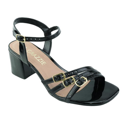 SANDALIA SALTO BLOCO FEMININO LA GRAZZIE SD5885921