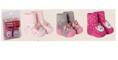 KIT FUN SOCKS BABY FEMININA 14 A 15 PIN  PIN PIN F0162
