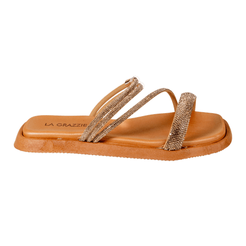 SANDALIA FLATFORM FEMININO LA GRAZZIE KX2225