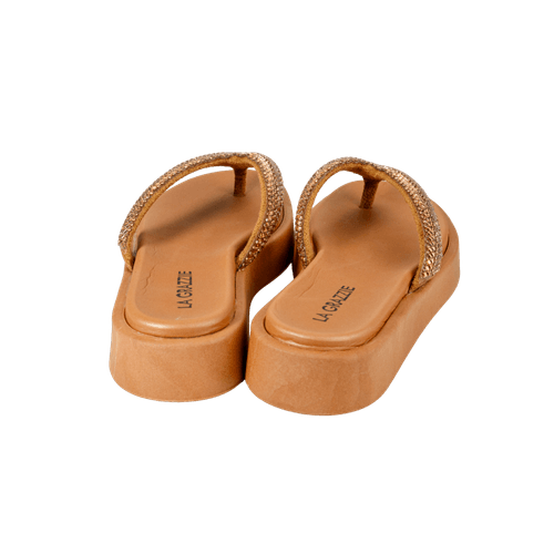 TAMANCO FLATFORM FEMININO LA GRAZZIE ZX2429