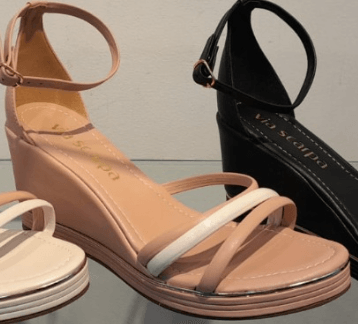 SANDALIA ANABELA FEMININO VIA SCARPA 124117262