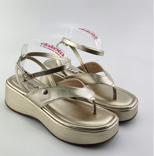 SANDALIA ANABELA FEMININO VIA UNO 849013SDAVV3