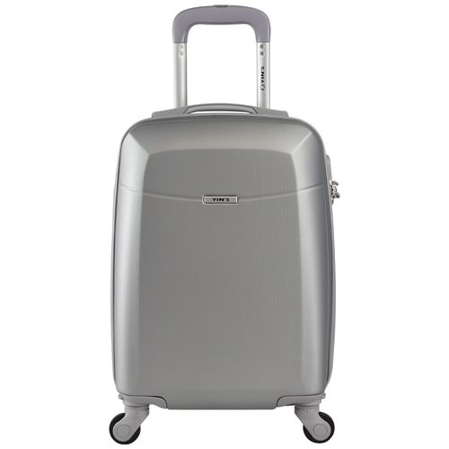 MALA COMPACT EM ABS 18 YINS YS21122 EM ABS RODAS DUPLAS 360°, COMPART. INTERNO, CINTA ELÁSTICA, FECHO EM ZÍPER