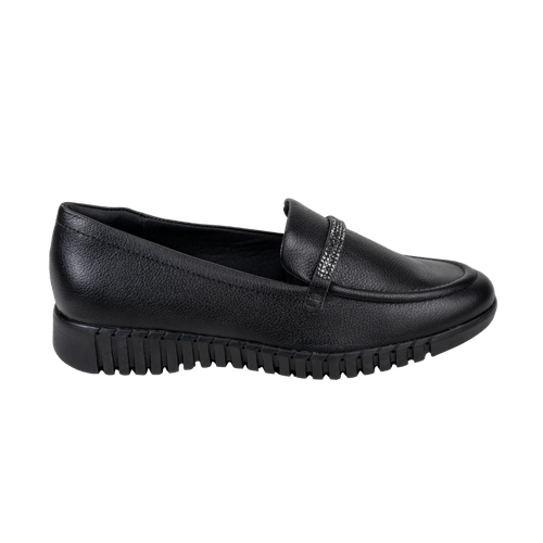 SAPATO MOCASSIM EM COURO FEMININO COMFORTFLEX 2476303