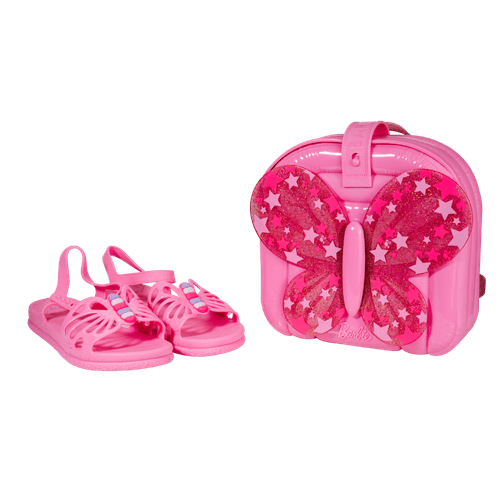 SANDALIA RASTEIRA BARBIE FLY MOCHILA GRENDENE 23268
